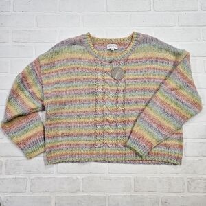 Eyelash Rainbow Sweater